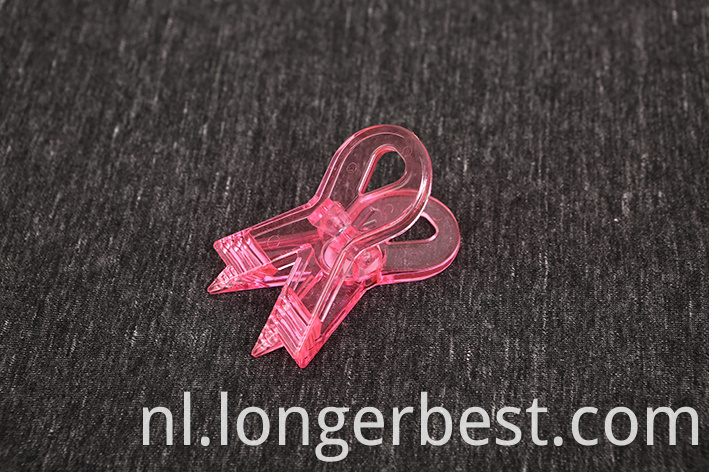 Pink ribbon magnetic clips